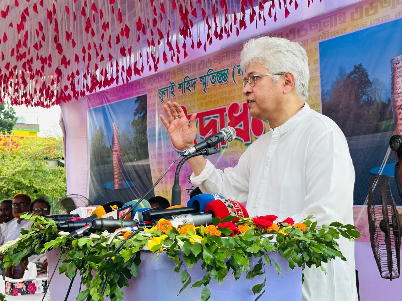 জুলাই যোদ্ধারা দেশের সূর্য সন্তান: গণপূর্ত উপদেষ্টা