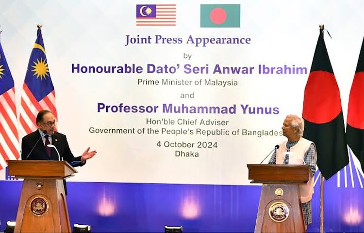 অন্তর্বর্তী সরকারের সংস্কার প্রচেষ্টার প্রতি মালয়েশিয়ার প্রধানমন্ত্রীর সমর্থন
