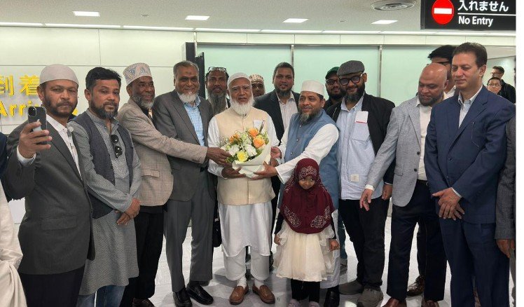 ৭ দিনের সফরে জাপানে পৌঁছেছেন বিরোধীদলীয় নেতা ডা. শফিকুর রহমান