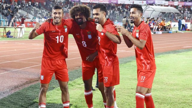 হামজা-সোহেলের গোলে দুর্দান্ত জয় পেলো বাংলাদেশ