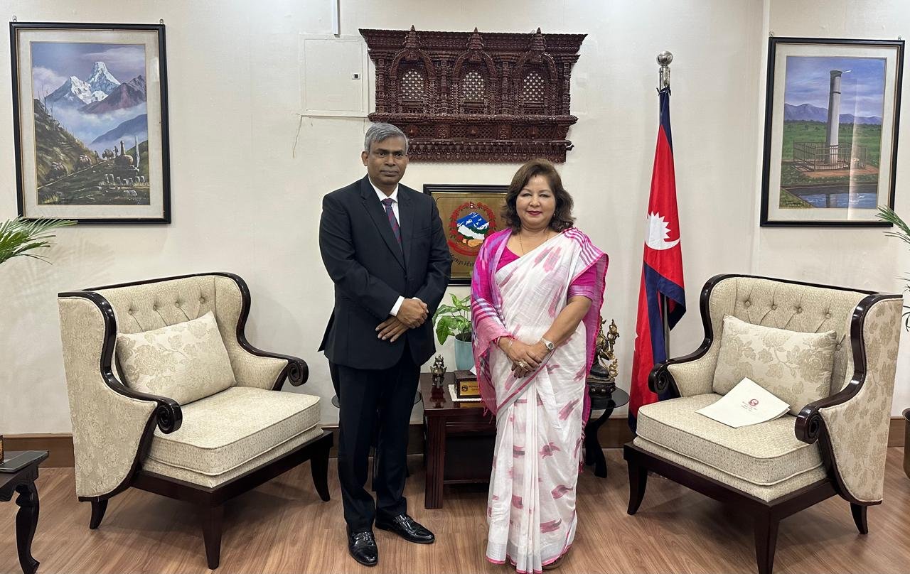 নেপালের পররাষ্ট্রমন্ত্রীর সঙ্গে বাংলাদেশের রাষ্ট্রদূতের সৌজন্য সাক্ষাৎ