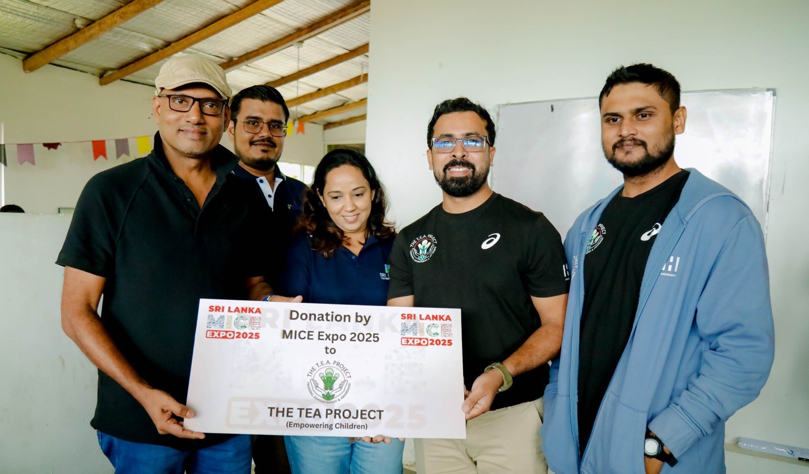 “দ্য T.E.A প্রজেক্ট” কে অনুদান প্রদান করল শ্রীলঙ্কা MICE এক্সপো ২০২৫