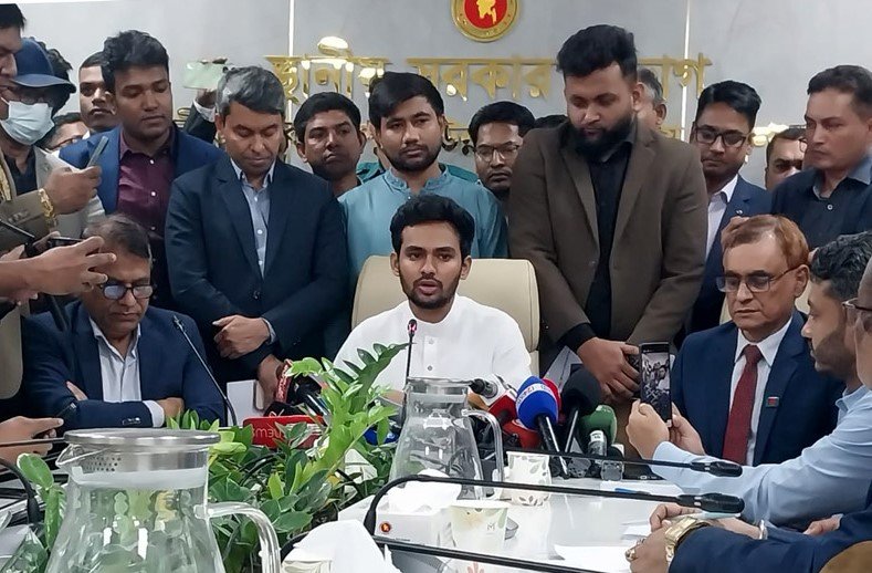 পদত্যাগের বিষয়ে প্রধান উপদেষ্টার কার্যালয় থেকে জানানো হবে: আসিফ মাহমুদ সজীব ভূঁইয়া