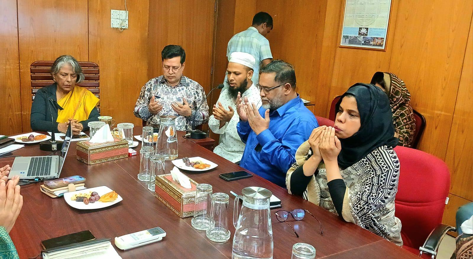‘জুলাই শহিদ দিবস ২০২৫’ ও ১৬ জুলাই রাষ্ট্রীয় শোক দিবস উপলক্ষে সমাজকল্যাণ মন্ত্রণালয় এর আলোচনা সভা ও দোয়া মাহফিল অনুষ্ঠিত