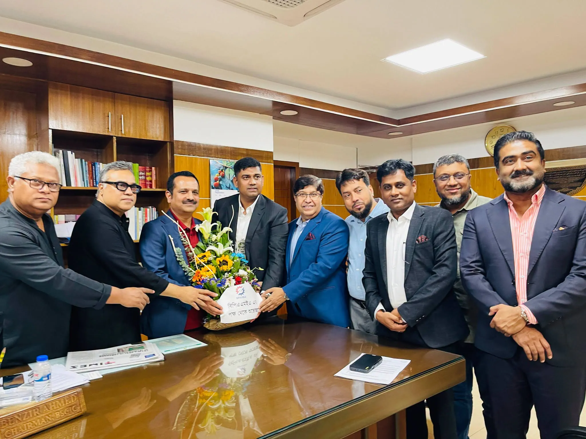 বিসিক চেয়ারম্যানের সঙ্গে বিপিএএমইএ প্রতিনিধি দলের মতবিনিময়