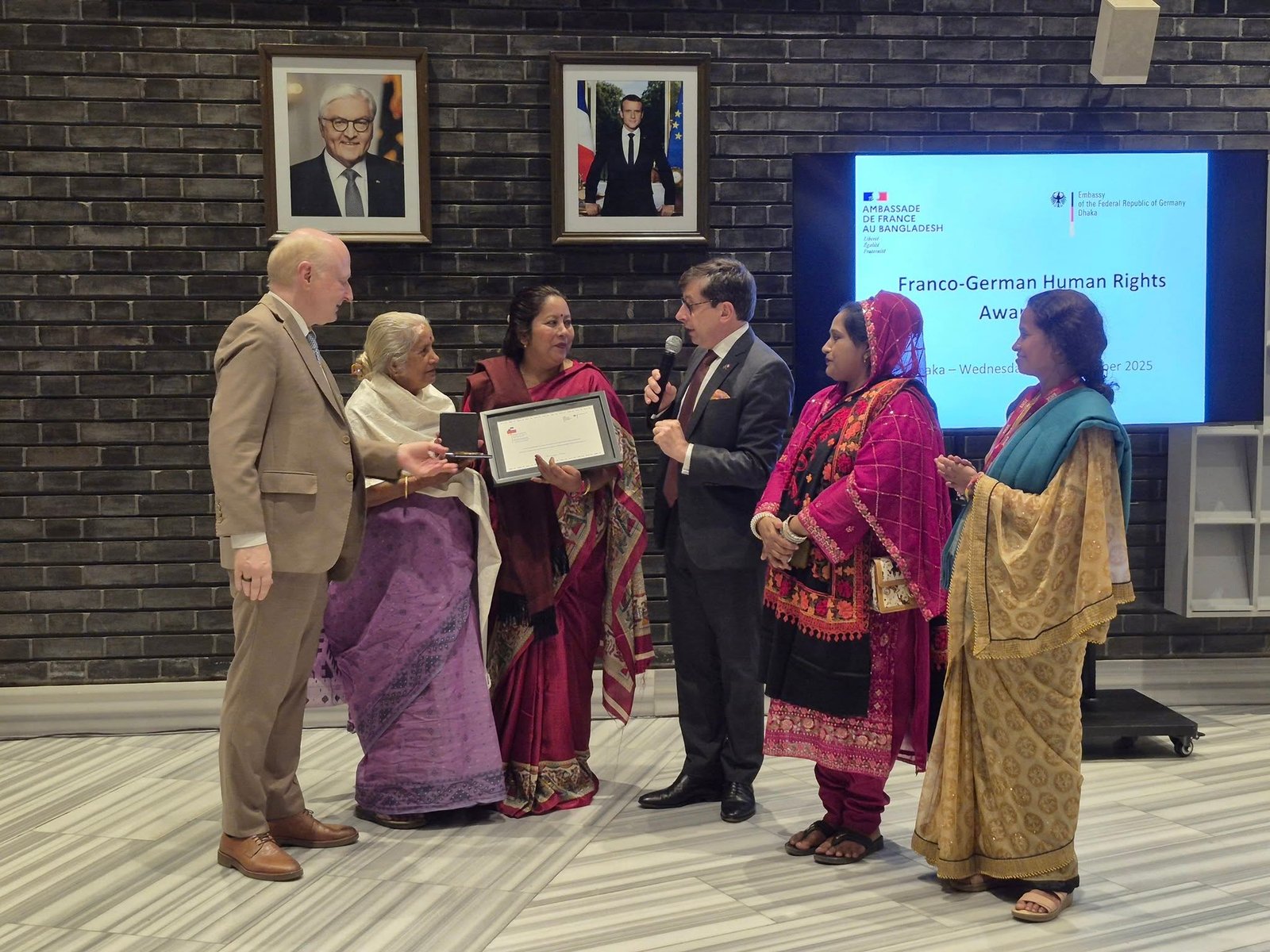 ২০২৫ সালের ফ্রান্স-জার্মান মানবাধিকার পুরস্কার পেলেন সুমাইয়া ইসলাম