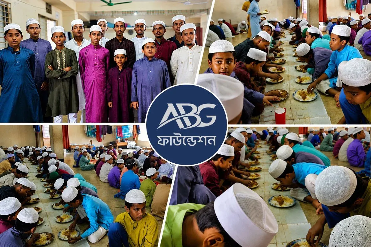 অসহায় শিশুদের মুখে হাসি ফোটাতে নিয়মিত খাবার দিচ্ছে এবিজি ফাউন্ডেশন