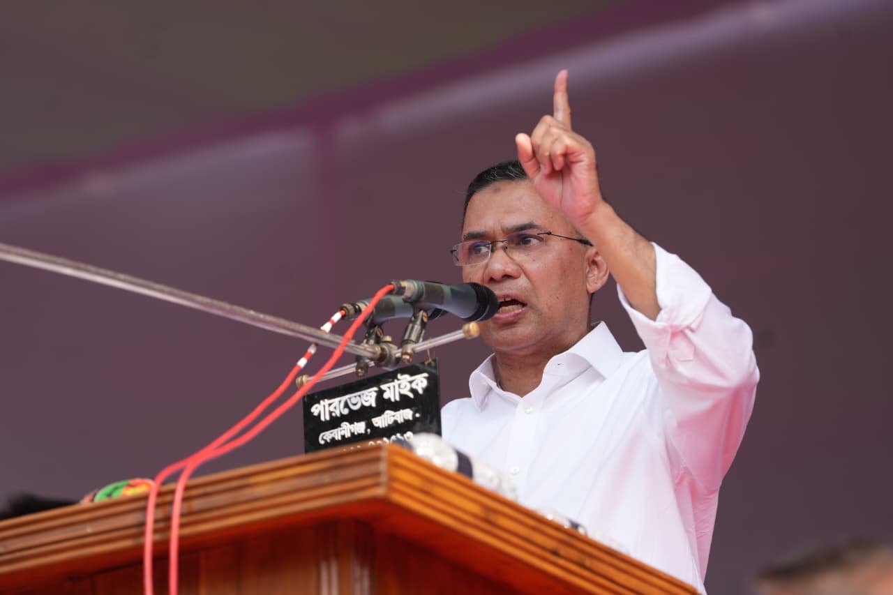 ধানের শীষে ভোট দিয়ে গণতন্ত্রের যাত্রা শুরু করার আহ্বান তারেক রহমানের