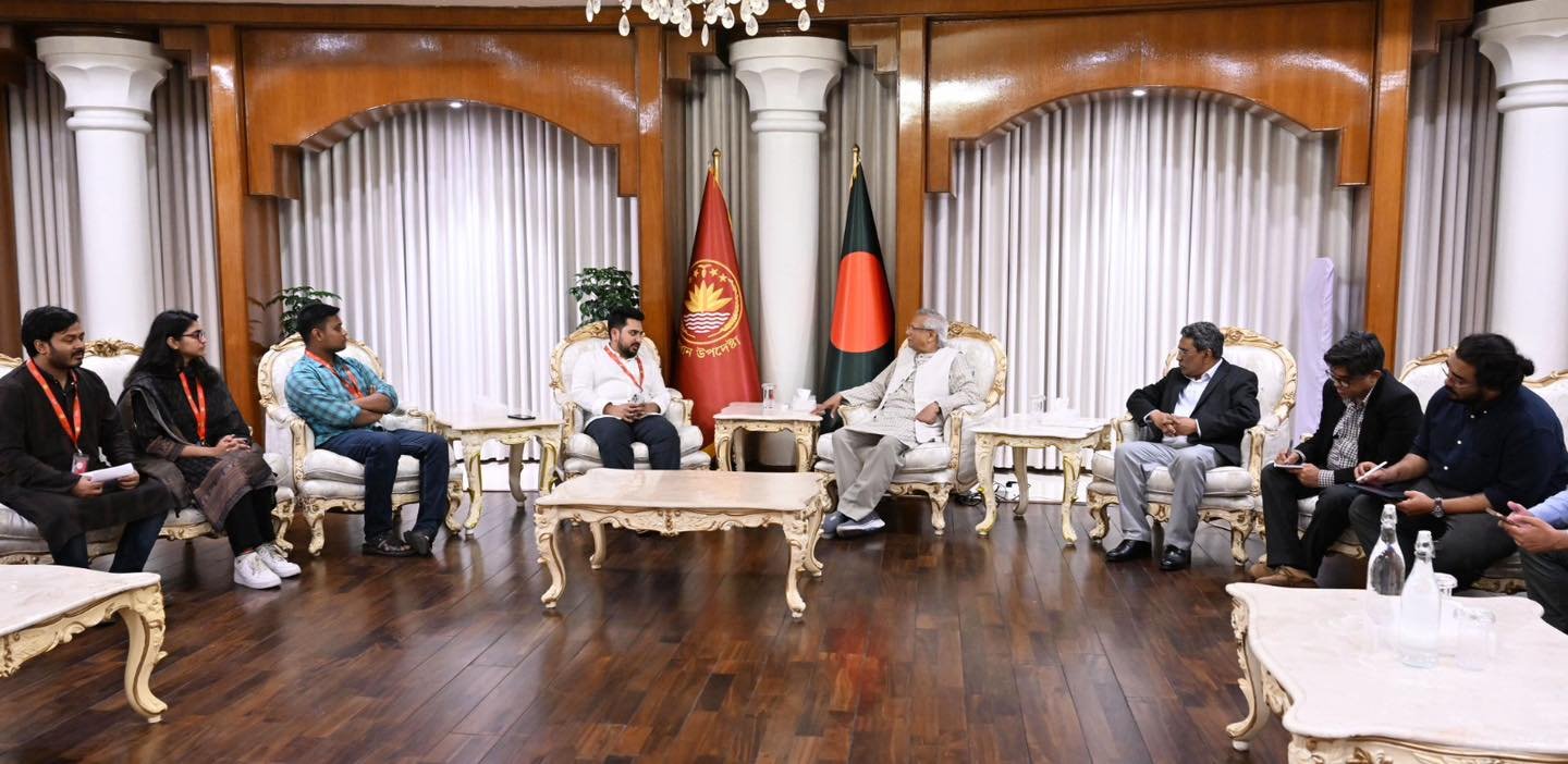 প্রধান উপদেষ্টার সঙ্গে জাতীয় নাগরিক পার্টির প্রতিনিধি দলের বৈঠক অনুষ্ঠিত