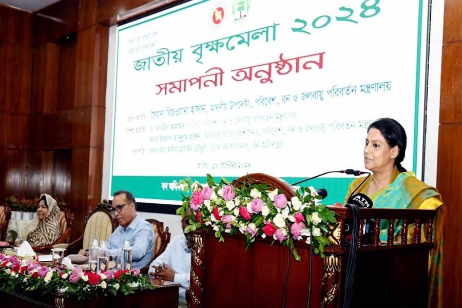 গাছ লাগানোকে আত্মায় ধারণ করা উচিত— পরিবেশ উপদেষ্টা