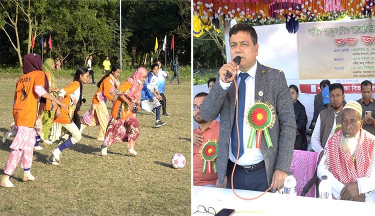 বেগম রোকেয়া বিশ্ববিদ্যালয়ে শহীদ আবু সাঈদ আন্ত:বিভাগ ফুটবল টুর্নামেন্ট শুরু