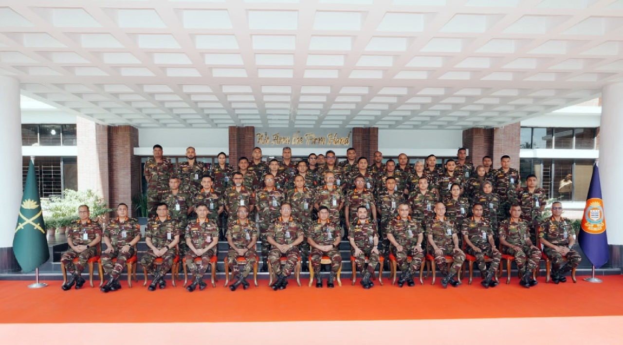 আর্মি অর্ডন্যান্স কোরের ৪৫ তম বাৎসরিক অধিনায়ক সম্মেলন-২০২৫ অনুষ্ঠিত