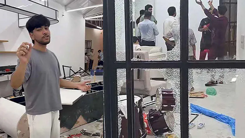 ইসিবি চত্বরে সালমান মুক্তাদিরের স্টুডিও ‘ব্রাউনফিশে’ হামলা-ভাঙচুর