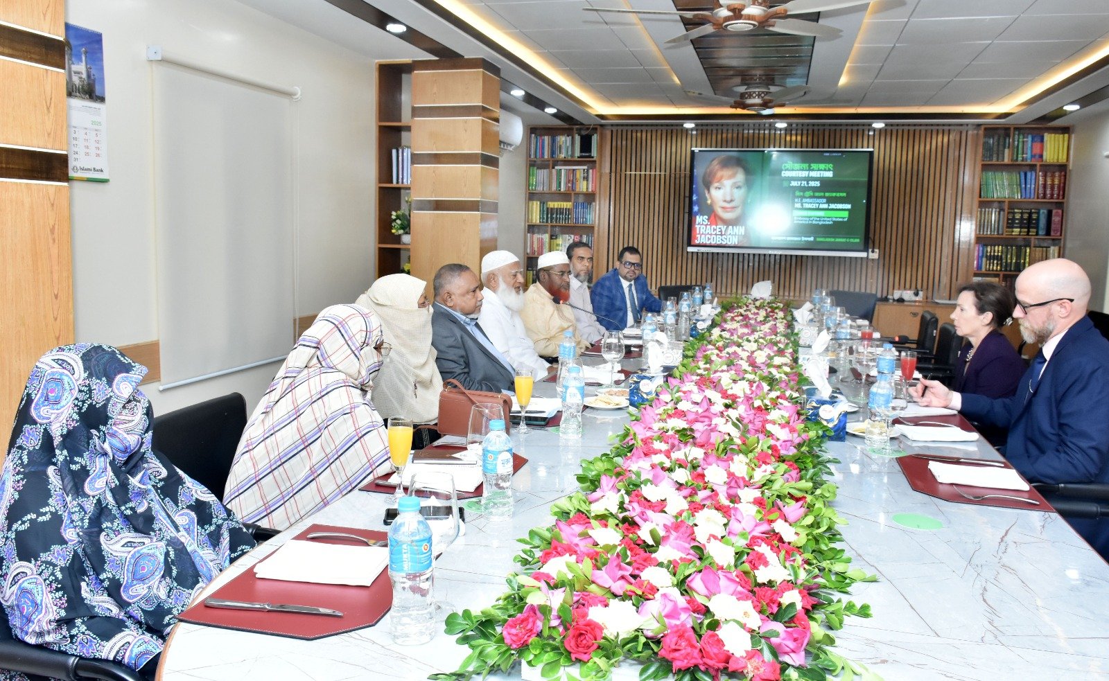 জামায়াতের আমীরের সঙ্গে যুক্তরাষ্ট্রের চার্জ দ্যা অ্যাফেয়ার্স এর সৌজন্য সাক্ষাৎ