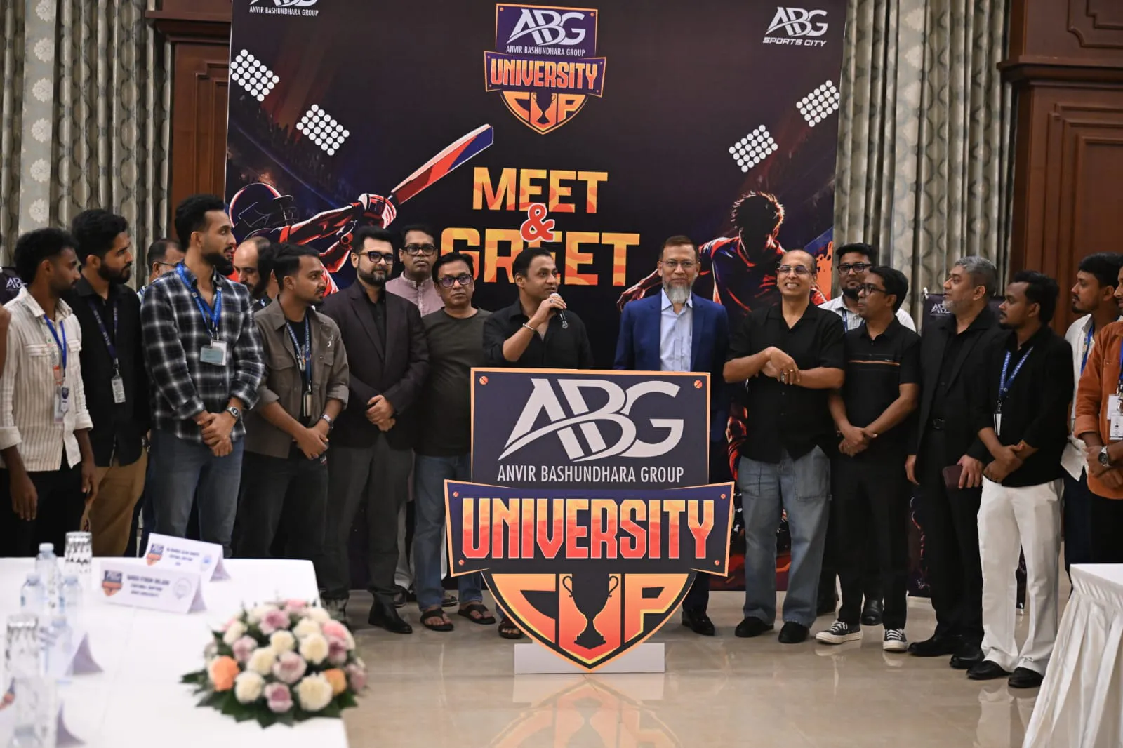 জাঁকজমকপূর্ণ আয়োজনে উন্মোচিত হলো ‘এবিজি ইউনিভার্সিটি কাপ ২০২৬’-এর লোগো