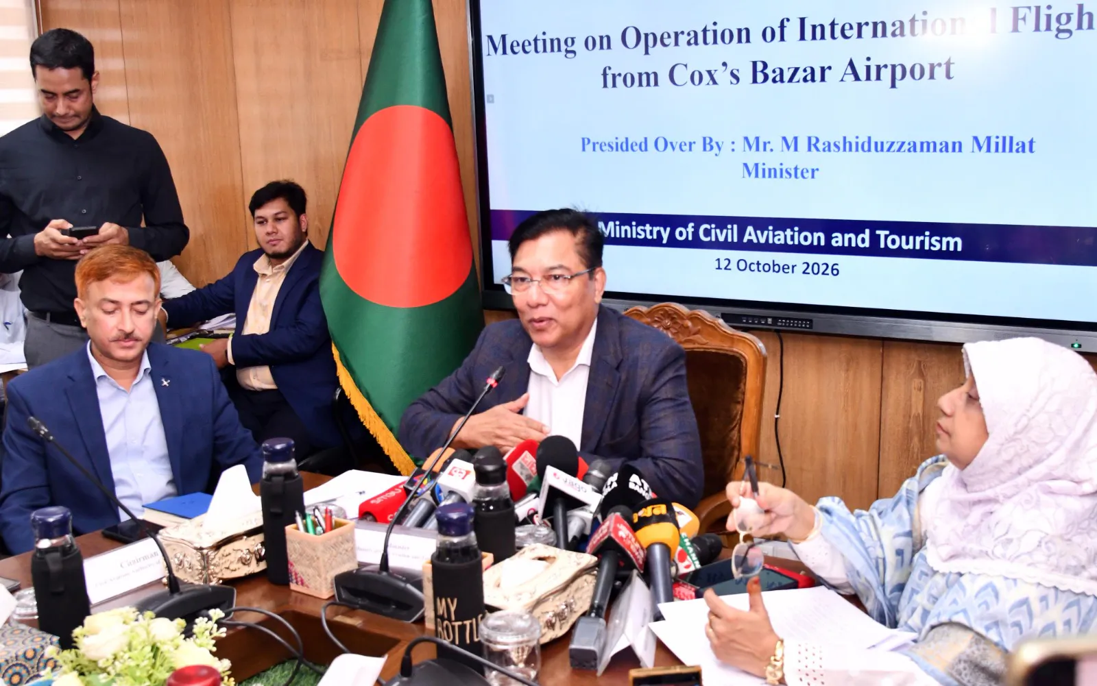 আগামী নভেম্বরে কক্সবাজার আন্তর্জাতিক বিমানবন্দর উদ্বোধনের লক্ষ্যে প্রস্তুতি চলছে: বিমান ও পর্যটনমন্ত্রী