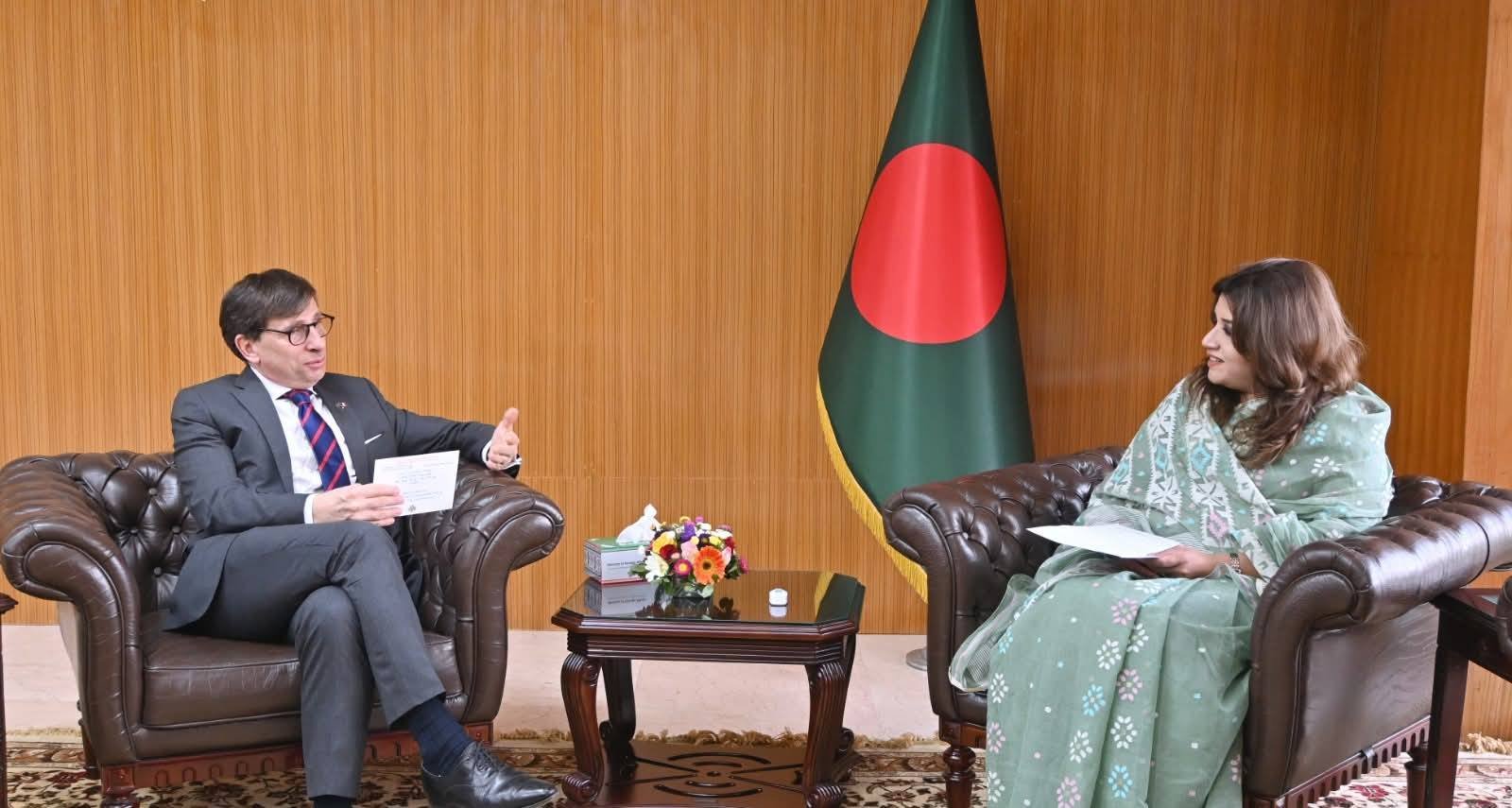 বাংলাদেশের সঙ্গে সম্পর্ক জোরদার করার অঙ্গীকার পুনর্ব্যক্ত করল ফ্রান্স