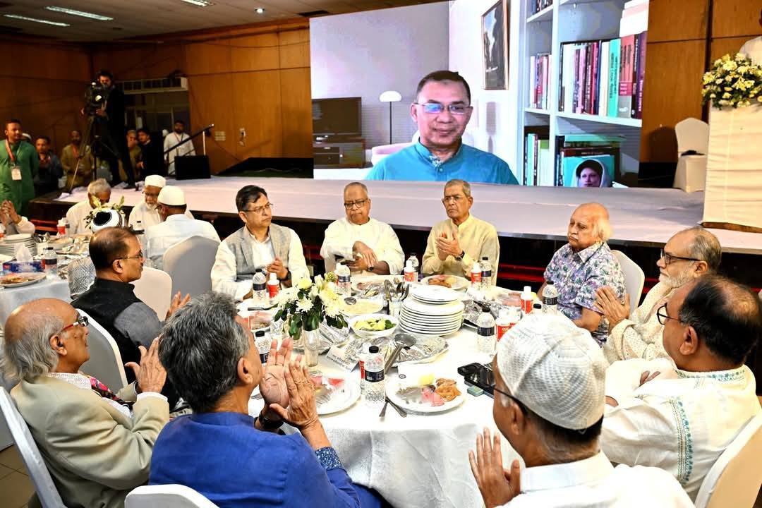 বিএনপি’র আয়োজনে পেশাজীবী নেতৃবৃন্দের সম্মানে ইফতার মাহফিল অনুষ্ঠিত
