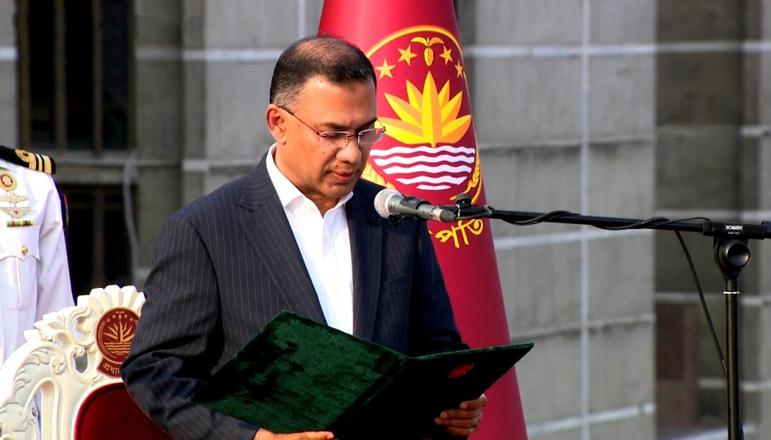 শপথ নিলেন মাননীয় প্রধানমন্ত্রী তারেক রহমান ও বিএনপি গঠিত নতুন মন্ত্রিসভা