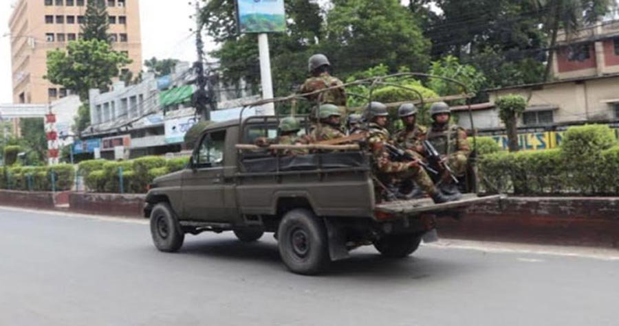গোপালগঞ্জে আজ সন্ধ্যা ৬টা পর্যন্ত কারফিউ চলমান