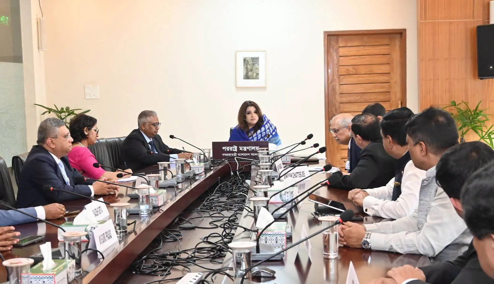 পররাষ্ট্র প্রতিমন্ত্রীর সঙ্গে সৌজন্য সাক্ষাৎ করলেন ভারতীয় শিল্প প্রতিনিধিদল