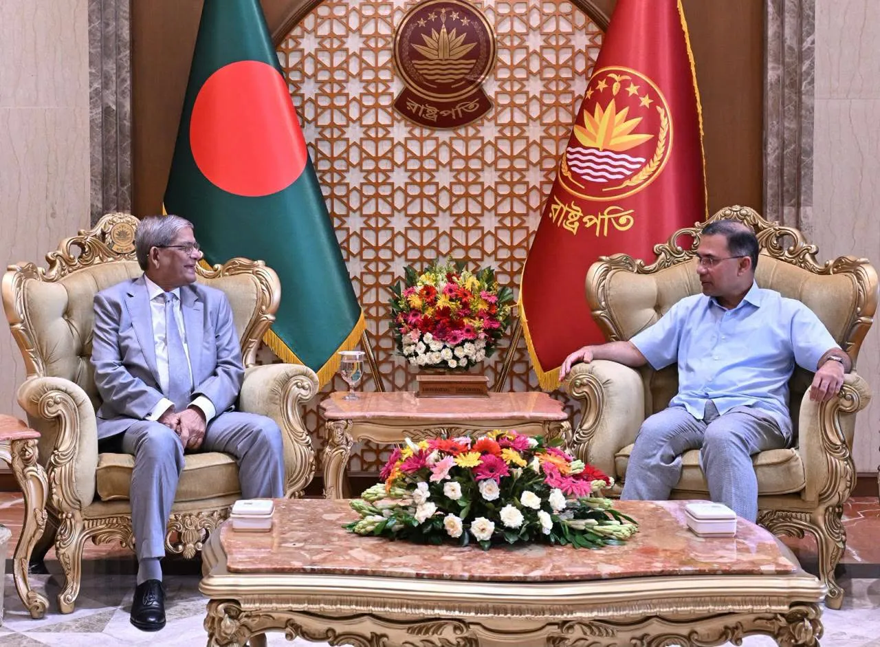 বঙ্গভবনে রাষ্ট্রপতির সঙ্গে প্রধানমন্ত্রীর প্রথম সৌজন্য সাক্ষাৎ অনুষ্ঠিত