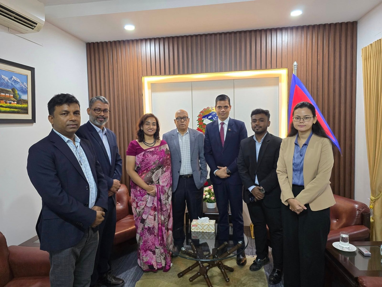 নেপাল রাষ্ট্রদূতের সঙ্গে এনার্জিপ্যাক সিইও’র সৌজন্য সাক্ষাৎ