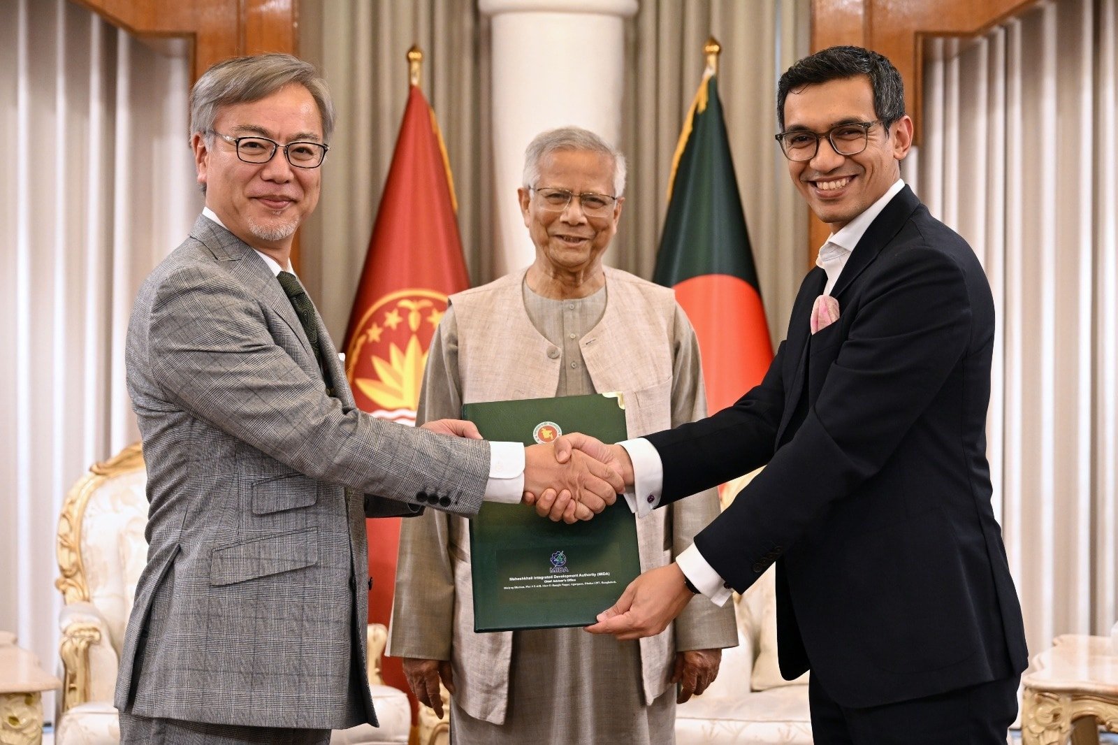 মৎস্য ও সামুদ্রিক বিষয়ে সহযোগিতা বৃদ্ধির জন্য জাপানের সাসাকাওয়া পিস ফাউন্ডেশন (SPF) এর সাথে সমঝোতা স্মারক স্বাক্ষর করেছে MIDA