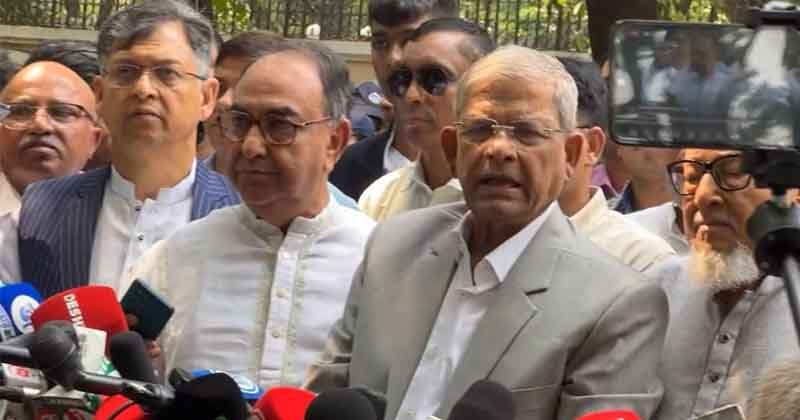 নির্বাচনের রোডম্যাপ না পেয়ে প্রধান উপদেষ্টার সঙ্গে বৈঠকে সন্তুষ্ট নয় বিএনপি